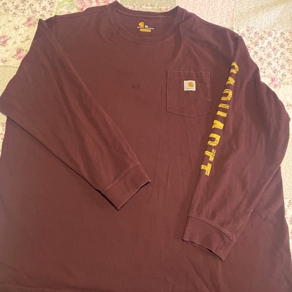 Carhartt men’s long sleeve pocket tee shirt